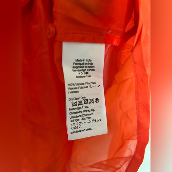 NWTJ. Crew Red Lightweight Shirt Jacket with Classic Collar - Picture 5 of 5